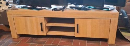 meubel in eikenlook | 160 cm breed | stevig & stijlvol, Huis en Inrichting, Kasten | Televisiemeubels, Zo goed als nieuw, Minder dan 100 cm