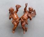 Om 1750 MINIATUUR HOUTEN Engel Cupido Putto Beeld Hangbeeld, Antiek en Kunst, Kunst | Beelden en Houtsnijwerken, Ophalen of Verzenden