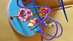 Houten spiraal met kleurrijke kralen, Kinderen en Baby's, Speelgoed | Houten speelgoed, Overige typen, Ophalen of Verzenden, Zo goed als nieuw