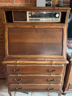 Oude Secretaire/Commodekastje zonder radio, Ophalen, Gebruikt, Eikenhout, 50 tot 100 cm