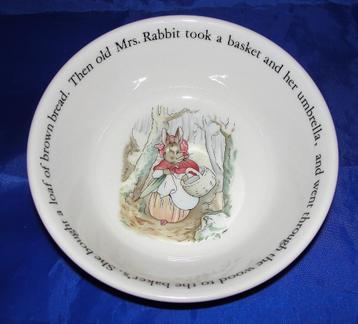 Wedgwood Beatrix Potter Papschaal Peter Rabbit beschikbaar voor biedingen