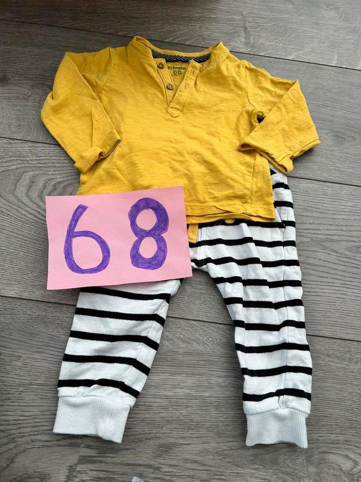 Partij jongens kleding 62 68, Kinderen en Baby's, Babykleding | Maat 62, Zo goed als nieuw, Jongetje, Ophalen of Verzenden