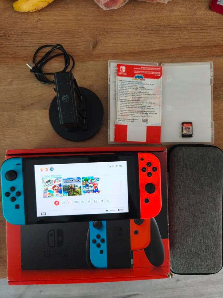 Nintendo Switch V2 zgan met spel, Spelcomputers en Games, Spelcomputers | Nintendo Switch, Zo goed als nieuw, Switch 2019 Upgrade