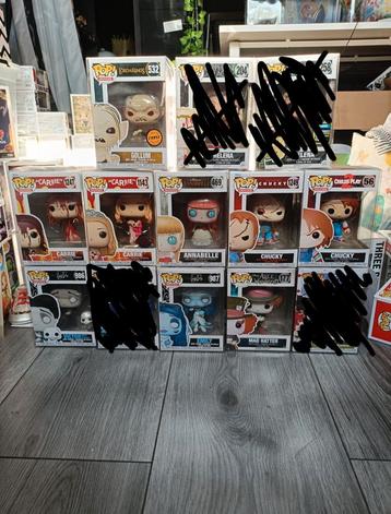 9 Horror / Movie Funko Pops   beschikbaar voor biedingen