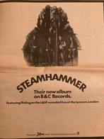 STEAMHAMMER release  A3 advertentie, Ophalen of Verzenden