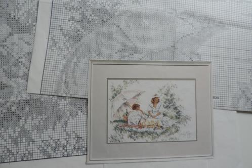 Mooi borduurpatroon van Lanarte 33868 met DMC kleurnrs., Hobby en Vrije tijd, Borduren en Borduurmachines, Gebruikt, Patroon, Handborduren
