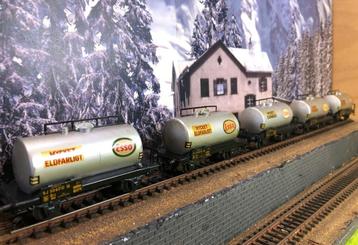 Märklin stam 5 zweedse ketel wagons 4524 SJ  beschikbaar voor biedingen
