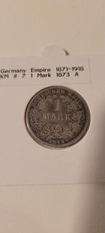Duitse Mark 1873 A - Zilveren Munt, Ophalen of Verzenden, Duitsland, Losse munt, Zilver
