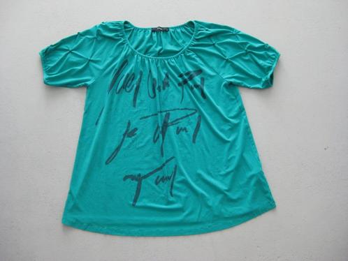 shirt X-two maat 2 (= maat 50) groen, Kleding | Dames, Grote Maten, Gedragen, Shirt of Top, Groen, Ophalen of Verzenden