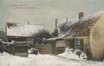 Katwijk aan Zee, Katwijksch Achterbuurtje - sneeuw - ongelop, Verzamelen, Ansichtkaarten | Nederland, Ophalen of Verzenden, Voor 1920