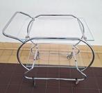 art deco buisframe serveerwagen trolley Gispen design chroom, Ophalen