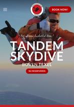 Cadeaubon Extreme Tandemsprong Texel, Tickets en Kaartjes, Eén persoon, Arrangement, Ticket of Toegangskaart