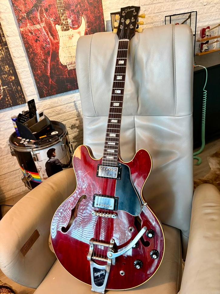 Gibson ES 335 TDC 1969/70, Muziek en Instrumenten, Snaarinstrumenten | Gitaren | Elektrisch, Gebruikt, Semi-solid body, Gibson