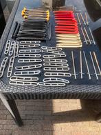 Diverse haringen en spanrubbers, Ophalen, Gebruikt