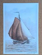 Bouke Feenstra - Lemsteraak (visserman) - ansichtkaart, Verzamelen, Ophalen of Verzenden, Zo goed als nieuw, Zeilboot, Kaart, Foto of Prent