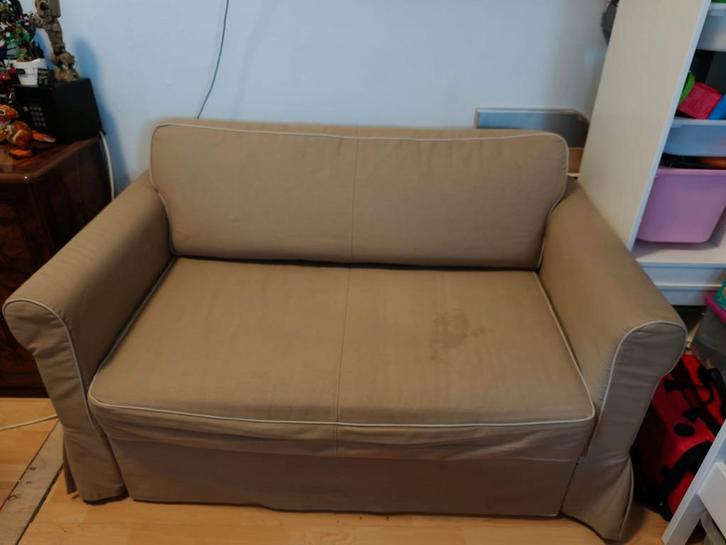 Slaapbank, Huis en Inrichting, Slaapkamer | Slaapbanken, 140 cm, Tweepersoons, Ophalen