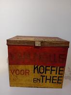 Vintage Van Nelle Blik voor Koffie en Thee, Verzamelen, Blikken, Ophalen of Verzenden, Gebruikt, Thee, Van Nelle