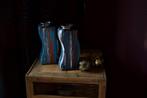 Vaasjes handbeschilderd, Ophalen, Gebruikt, Overige kleuren, Glas