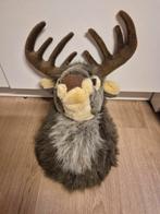 Eland kop wanddecoratie knuffel, Ophalen of Verzenden