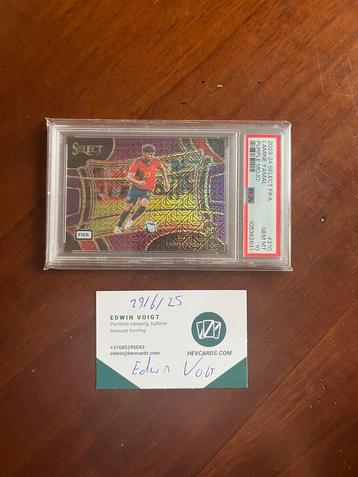 2023 Lamine Yamal Purple Mojo PSA 10 beschikbaar voor biedingen