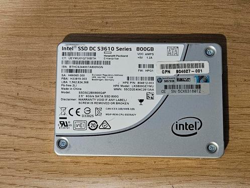 Intel ssd 800gb laptop ssd hdd hardeschijf dc s3610 series, Computers en Software, Harde schijven, Gebruikt, Laptop, Intern, SSD