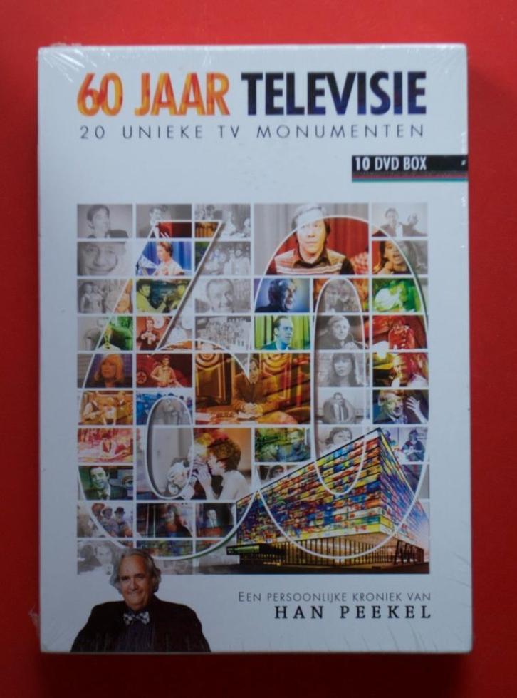 10dvd 60 jaar televisie 20 unieke tv monumenten Han Peekel, Cd's en Dvd's, Dvd's | Tv en Series, Zo goed als nieuw, Overige genres