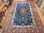Vintage handgeknoopt perzisch tapijt ghom 387x240, Huis en Inrichting, Stoffering | Tapijten en Kleden, Info@SlatsAntiek.nl, Perzisch