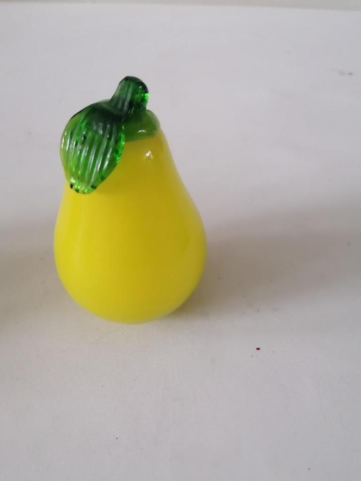 Italiaans MURANO glazen peer zie fotos  10 cm, Antiek en Kunst, Antiek | Glas en Kristal, Ophalen of Verzenden