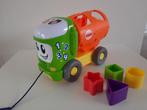 Fisher Price vormen sorteer kiepwagen/vuilniswagen, Ophalen of Verzenden, Gebruikt, Auto of Voertuig, Met geluid