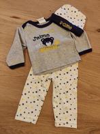 NIEUW baby pakje (broekje-truitje-mutsje-slabje) mt 56, Ophalen of Verzenden, Nieuw, Jongetje of Meisje, Pakje
