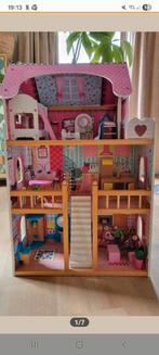 Bandits en angels poppenhuis, meubeltjes en poppetjes, Ophalen, Gebruikt, Poppenhuis