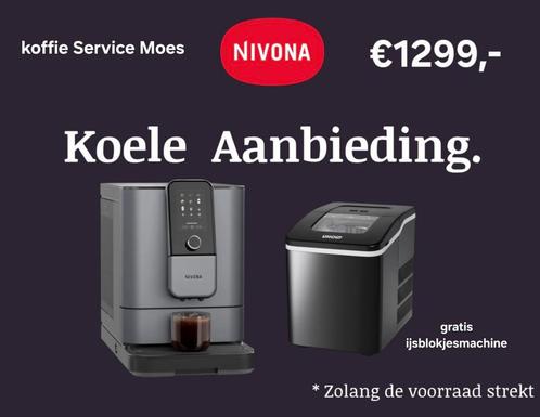 Nivona 8107 nu met gratis ijsblokjesmachine t.w.v €199,-, Witgoed en Apparatuur, Koffiemachine-accessoires, Zo goed als nieuw