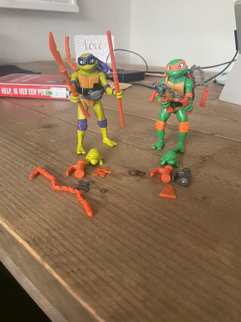 Teenage Mutant Ninja Turtles actiefiguren, Kinderen en Baby's, Speelgoed | Actiefiguren, Zo goed als nieuw, Verzenden