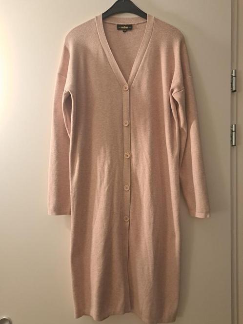 Lang vest oudrose nieuwstaat maat 40/42 merk Usha, Kleding | Dames, Truien en Vesten, Zo goed als nieuw, Maat 42/44 (L), Roze