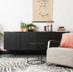Zuiver Travis Dressoir - Zwart Eiken | Van €1729, nu, Huis en Inrichting, Kasten | Dressoirs, Nieuw, Ophalen of Verzenden, Zuiver