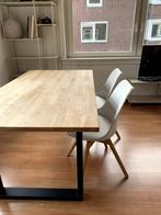 2 witte kuipstoelen van MADE, Gebruikt, Twee, Wit, Scandinavisch Minimalistisch Eco chic Modern Design Creme Wit