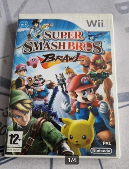 Super Smash Bros. Brawl, Spelcomputers en Games, Games | Nintendo Wii, Zo goed als nieuw, Vechten, 3 spelers of meer, Vanaf 12 jaar