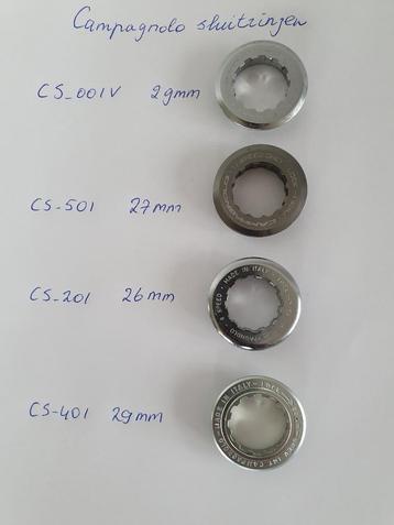 Campagnolo Sluitringen beschikbaar voor biedingen