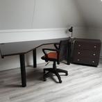 set, bureau plus ladenkast, Huis en Inrichting, Bureaus, Ophalen, Zo goed als nieuw, Bureau