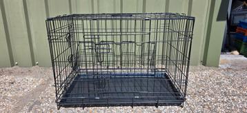 Stevige hondenbench 76 x 47 x 54 cm beschikbaar voor biedingen