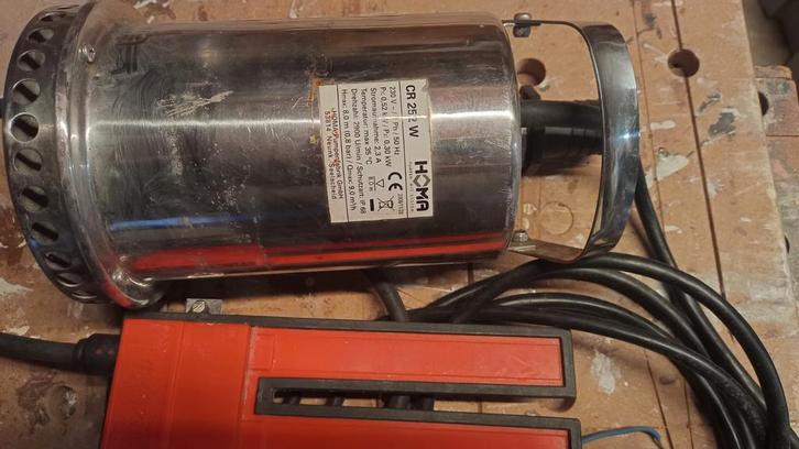 HOMA Dompelpomp CR 252 V, Tuin en Terras, Waterpompen, Gebruikt, Ophalen of Verzenden