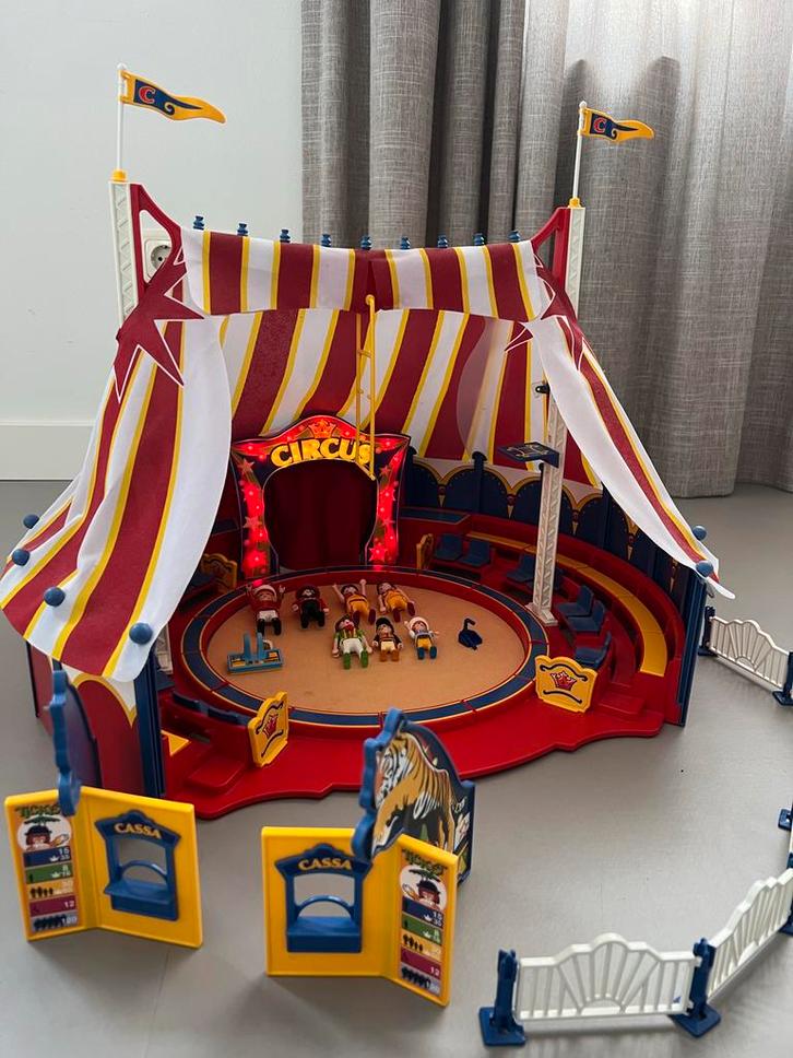 Playmobil Circustent 4230 met Licht, Kinderen en Baby's, Speelgoed | Playmobil, Gebruikt, Complete set, Ophalen