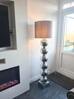 Bollamp zilver, Huis en Inrichting, Lampen | Vloerlampen, Ophalen of Verzenden, Zo goed als nieuw
