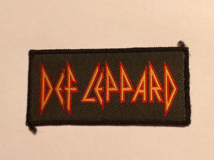 Def Leppard metal vintage logo kleding embleem patch RARE, Verzamelen, Muziek, Artiesten en Beroemdheden, Nieuw, Kleding, Ophalen of Verzenden