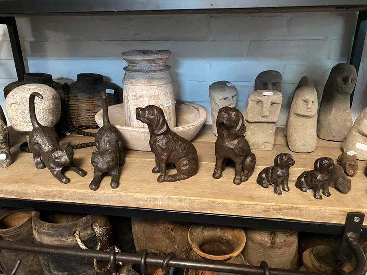 IJzeren labrador en kat, Huis en Inrichting, Woonaccessoires | Overige, Nieuw, Ophalen of Verzenden