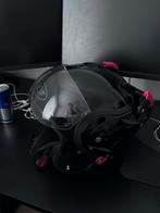 Roof Boxer V8 Alpha Zwarte Motorhelm - Maat L, Motoren, Kleding | Motorhelmen, Overige merken, Systeemhelm, Heren, Ophalen of Verzenden