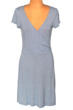 Caroll jurkje, jurk, wit/blauw, Mt. 40 / M, Maat 38/40 (M), Zo goed als nieuw, Boven de knie, Caroll