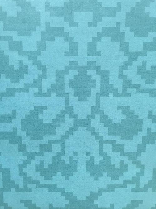 grafisch BAROK BEHANG turquoise blauw/groen - Esta 196339, Huis en Inrichting, Stoffering | Behang, Blauw, Groen, minder dan 10 m²