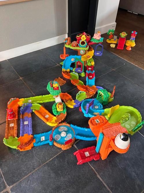 Uitgebreide Zoef Zoef Dieren Speelset V-tech, Kinderen en Baby's, Speelgoed | Babyspeelgoed, Gebruikt, Overige typen, Met geluid