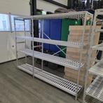 HUPFER aluminium horeca stelling Norm 12 **  228x40x180 cm, Niet ingevuld, Gebruikt, Niet ingevuld, Niet ingevuld